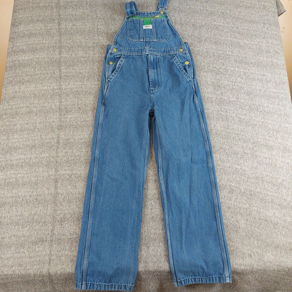 Liberty Denim Bib Overalls Youth Size 18R Blue Jean Farm Chores Fair 4-H Outdoor - Picture 3 of 8